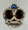 UNS42 silver crown pin